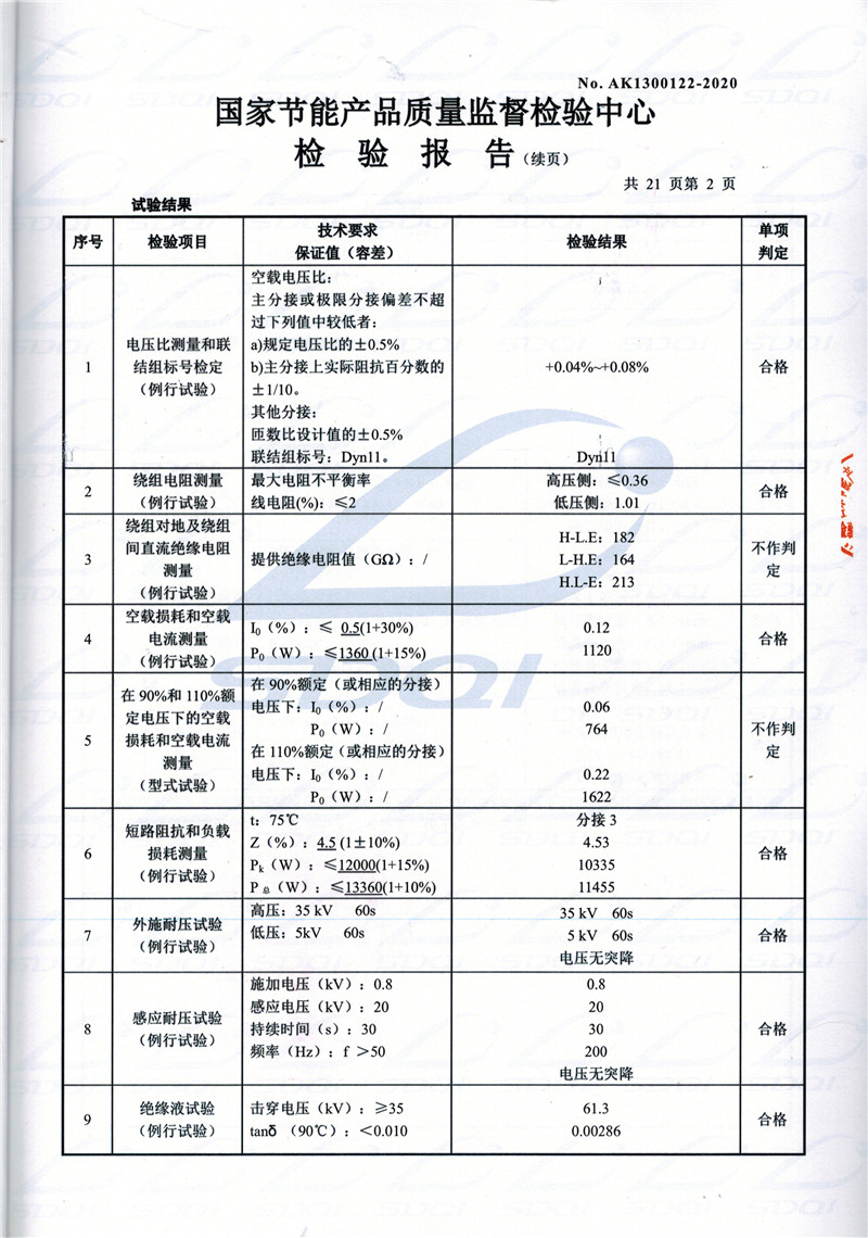 高低压试验报告-S11-1250广东广东广东油浸式变压器-2.jpg